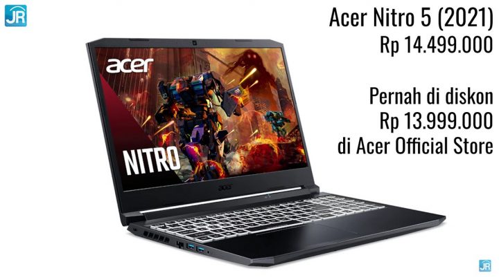 Review Acer Nitro 5 (AN515-57): Super Kencang, Dingin dan Ada Thunderbolt 4 Review Acer Nitro 5 (AN515-57)