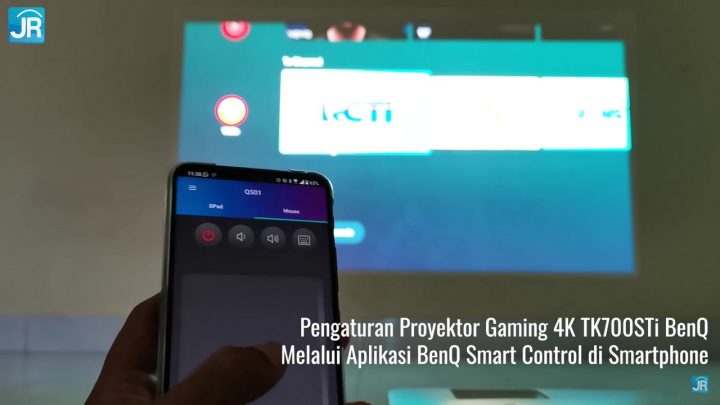 Review Proyekor Gaming 4K TK700STi BenQ + Android Dongle TV BenQ QS01 3 Review Proyekor BenQ 4K TK700STi