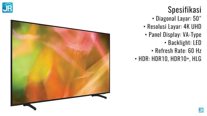 Review Samsung TV 50AU8000: Smart TV 4K Tipis, Multifungsi! 1 Review Samsung TV 50AU8000
