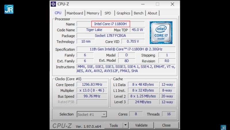Review Lenovo Legion 5i Pro: Laptop Super Kencang & Lengkap untuk Gamer dan Content Creator 2 cpuz