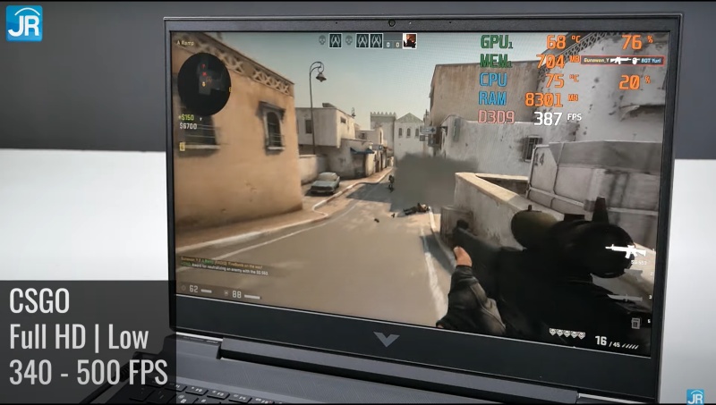 Review HP Victus 16: Harga Tetap Terjangkau dengan Core i7 Gen 11 dan RTX 3060 15 gaming test 1