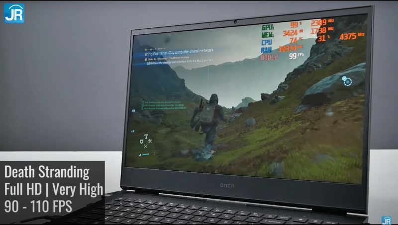 Review Omen by HP 16-c0099AX: Laptop Gaming Kencang dgn AMD Advantage 1 gaming test 3