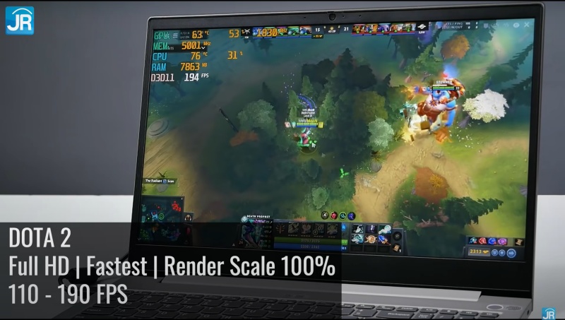 Review Lenovo ThinkBook 15p: Laptop Bisnis Kencang untuk Kerja Berat 1 gaming test 4