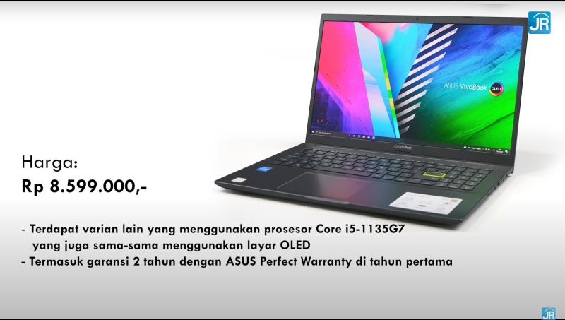 Review ASUS Vivobook Ultra 15 OLED K513: Laptop OLED Termurah Hanya 8 Jutaan! 7 harga jual 1
