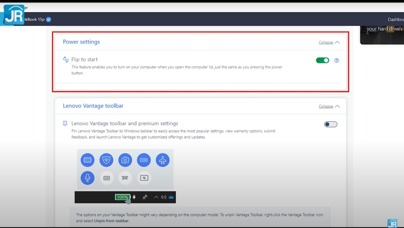 Review Lenovo ThinkBook 15p: Laptop Bisnis Kencang untuk Kerja Berat 15 power setting