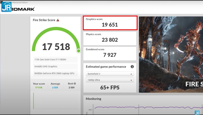 Review OMEN by HP 16-b0064TX: Laptop Gaming HP Kelas Atas yg Paling Murah 16 3dmark firestrike