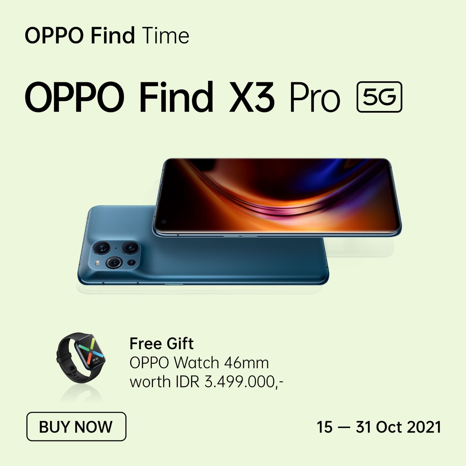 Direct Release: Abadikan Waktu Berkualitas dengan OPPO Find X3 Pro 5G Sekaligus Berdonasi Melalui Kampanye OPPO Find Time 17 OPPO Find Time
