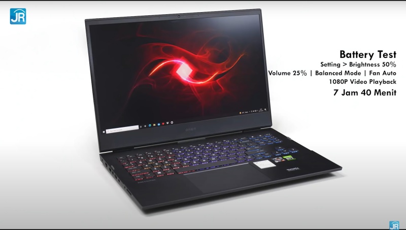 Review OMEN by HP 16-c0093AX: Super Kencang dengan AMD Ryzen 9 dan RTX3070! 2 battery
