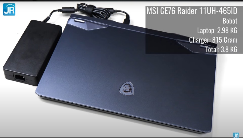 Review MSI GE76 Raider (2021): Monster Gaming dengan Spesifikasi Tinggi dan Layar 360 Hz 14 bobot 1