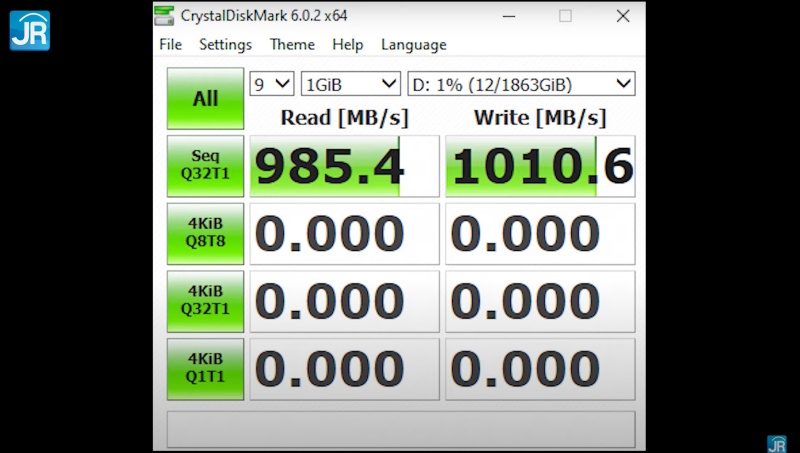 Review WD My Passport SSD: Super Kencang dan Aman 10 crystaldisk mark 1