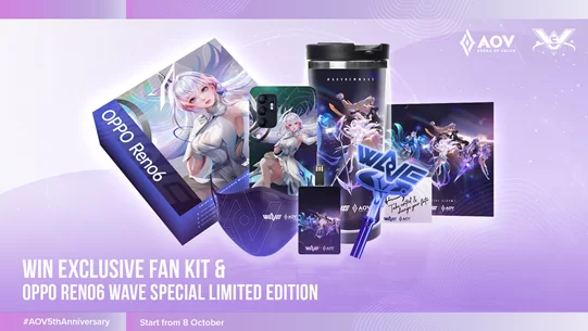 Direct Release: OPPO Reno6 WaVe Special Limited Edition, Smartphone Gaming Edisi Spesial Untuk Fans OPPO dan AOV di Indonesia 21 image