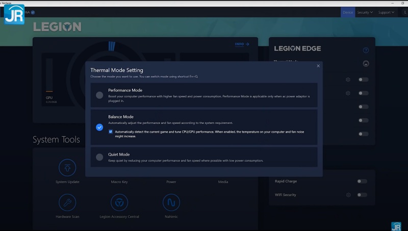 Review Lenovo Legion 5 (2021): Laptop Gaming AMD Advantage Kencang Termurah 1 performance mdoe
