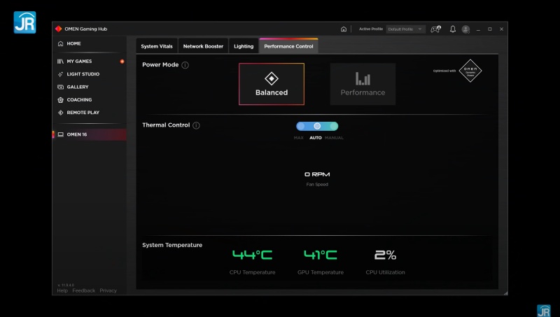 Review OMEN by HP 16-c0093AX: Super Kencang dengan AMD Ryzen 9 dan RTX3070! 1 performance mode 1