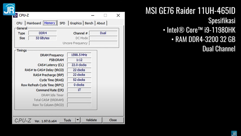 Review MSI GE76 Raider (2021): Monster Gaming dengan Spesifikasi Tinggi dan Layar 360 Hz 4 ram 3