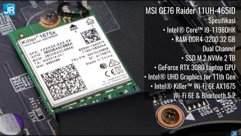 Review MSI GE76 Raider (2021): Monster Gaming dengan Spesifikasi Tinggi dan Layar 360 Hz 9 spec with konektivitas