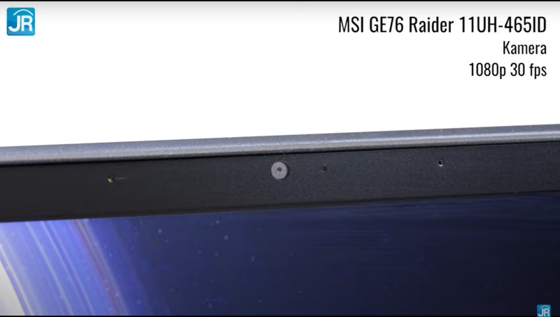 Review MSI GE76 Raider (2021): Monster Gaming dengan Spesifikasi Tinggi dan Layar 360 Hz 16 webcam