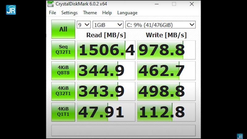 Review HP Pavilion 14-ec0008AU: Laptop Tipis yang Kencang, Serba Bisa, dan Terjangkau 12 crystaldiskmark