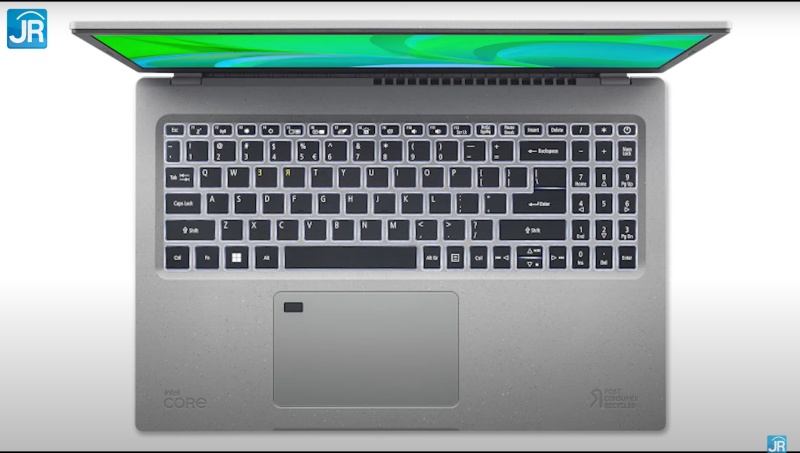 Review Acer Aspire Vero: Laptop dari Bahan Daur Ulang 26 keyboard 2 1