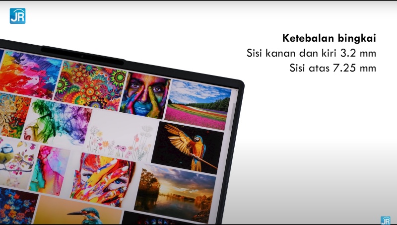 layar ketebalan bingkai 2