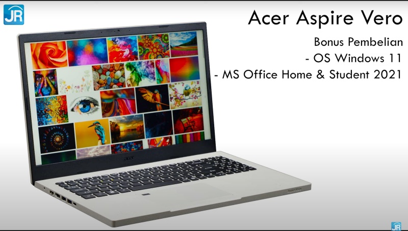 Review Acer Aspire Vero: Laptop dari Bahan Daur Ulang 1 paket penjualan
