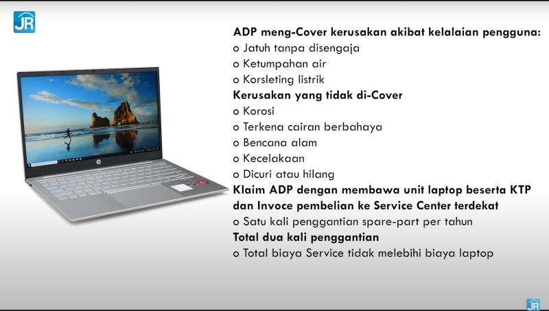 Review HP Pavilion 14-ec0008AU: Laptop Tipis yang Kencang, Serba Bisa, dan Terjangkau 16 proteksi ADP