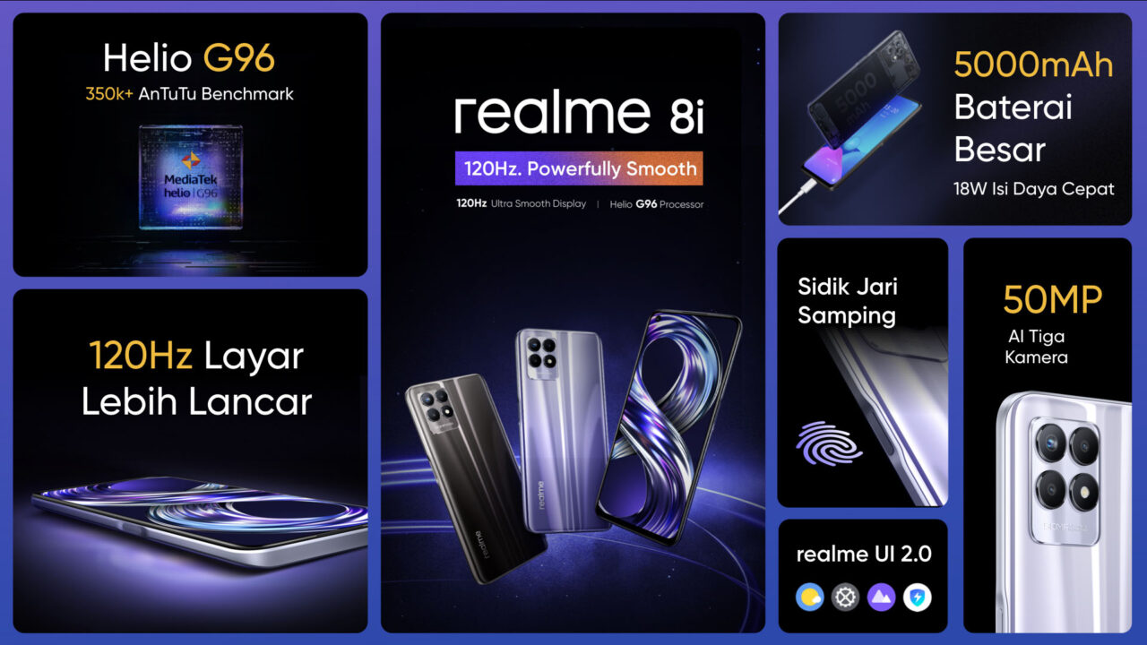 Direct Release: Fakta Menarik realme 8i yang Harus Kamu Tahu, Smartphone Layar 120Hz Paling Terjangkau 1 realme 8i