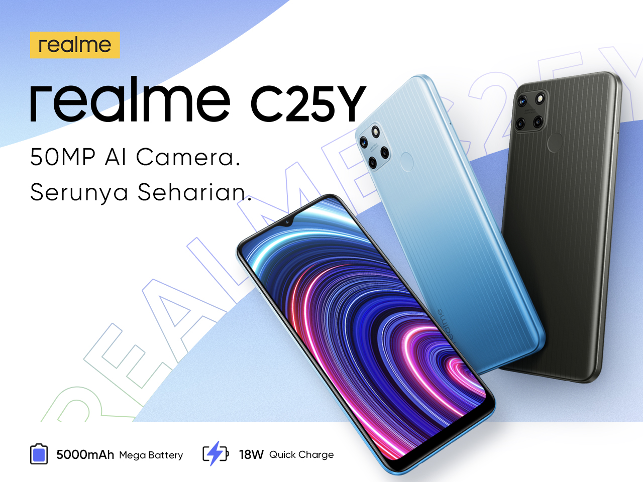 Direct Release: realme Seri C Pertama dengan Kamera 50MP, realme C25Y dengan Unisoc T610 & Baterai 5000mAh 7 realme C25Y KV