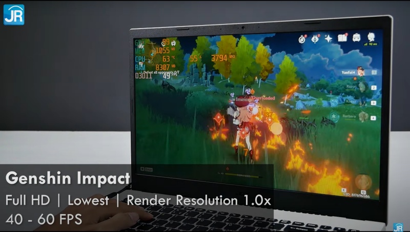 Review Acer Aspire Vero: Laptop dari Bahan Daur Ulang 16 tes gaming 1 1