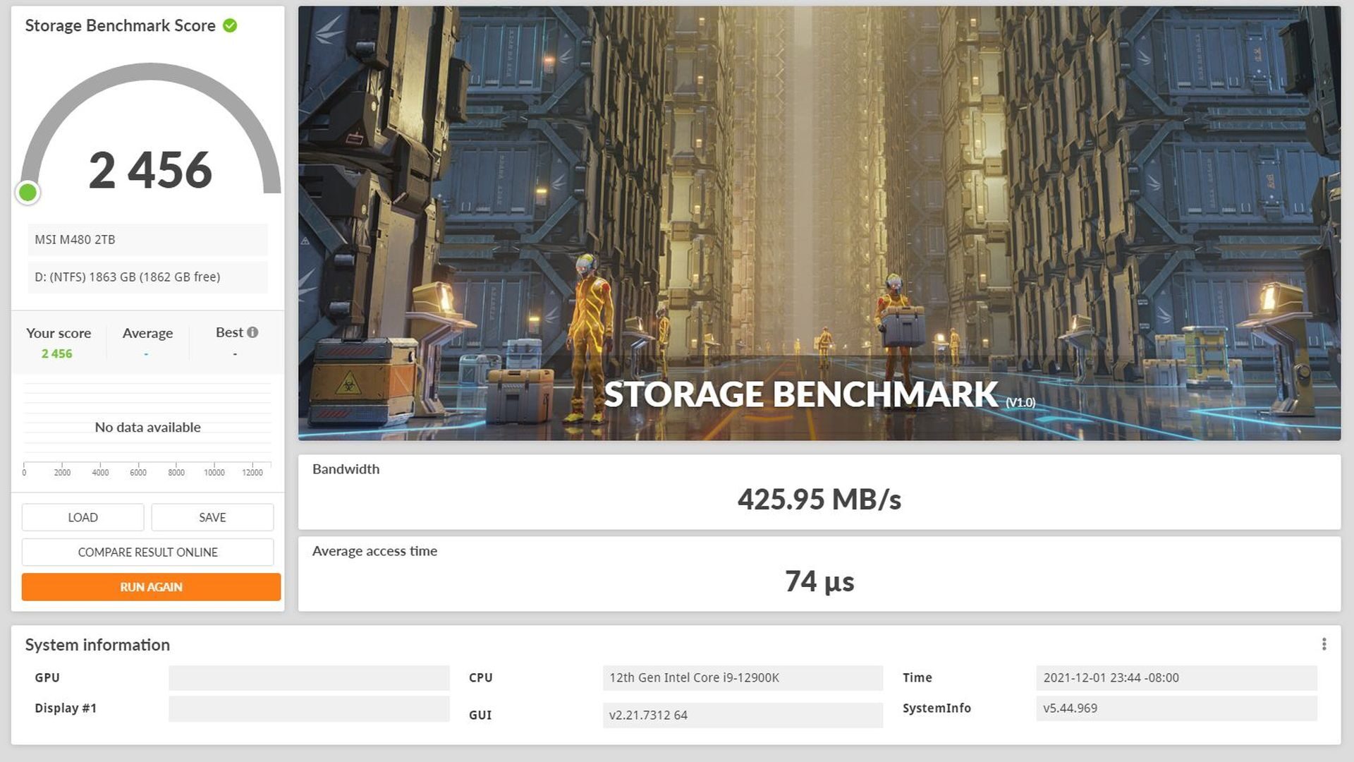 Benchmark4 3DMarkStorage