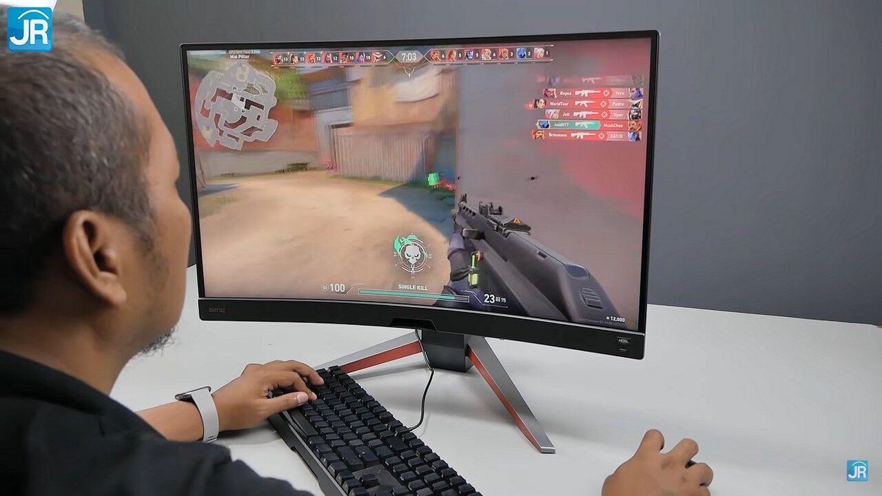 Review Monitor BenQ Mobiuz EX2710R: Cocok Untuk Gaming eSports, Casual & Content Creator 4 Review BenQ Mobiuz