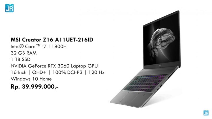 Review MSi Creator Z16