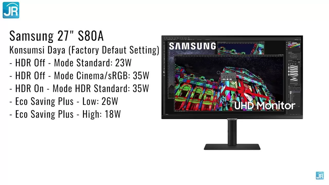 Review Monitor Samsung S80A 27 Inci: Monitor 4K HDR Kaya Warna, Akurasi Tinggi, dengan Fitur Profesional 1 Review Monitor Samsung S80A