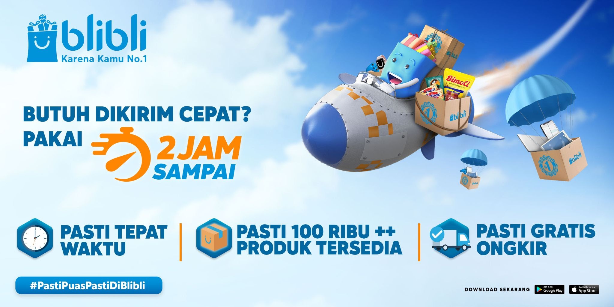 Direct Release: Dikagetin Histeria Blibli 12.12: Pelanggan Makin Jatuh Cinta dengan Pengiriman 2 Jam Sampai 28 blibli