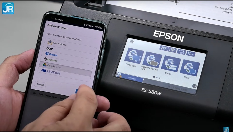 epson workforce es580w 22