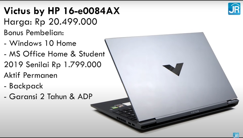 Review Victus by HP 16-e0084AX: Laptop Gaming Kencang, Dingin dan Terjangkau dengan AMD Ryzen 7 1 harga
