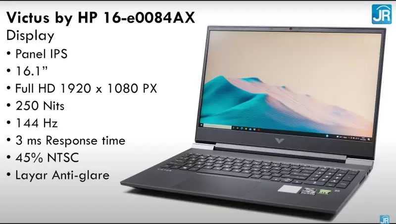 Review Victus by HP 16-e0084AX: Laptop Gaming Kencang, Dingin dan Terjangkau dengan AMD Ryzen 7 11 layar