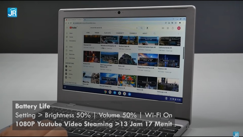 Review Samsung Chromebook 4: Laptop Samsung Paling Murah Tapi Tidak Murahan Di Indonesia 2 uji baterai 2
