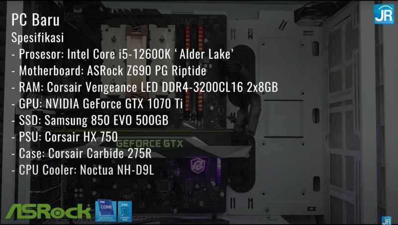 Video: Upgrade PC Tua dengan Alder Lake Murah feat ASRock Z690 PG Riptide 5 upgrade pc lama asrock 3