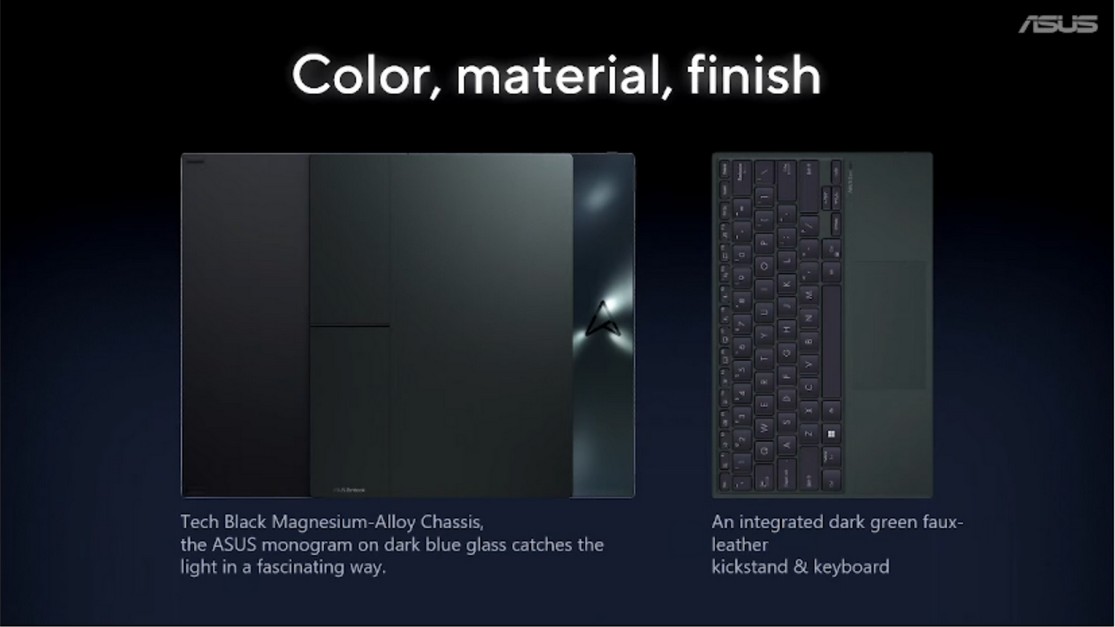 ASUS Luncurkan Beberapa Seri ZenBook Terbaru di CES 2022 20 22. material dan warna