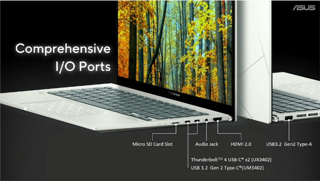 ASUS Luncurkan Beberapa Seri ZenBook Terbaru di CES 2022 8 7. io ports