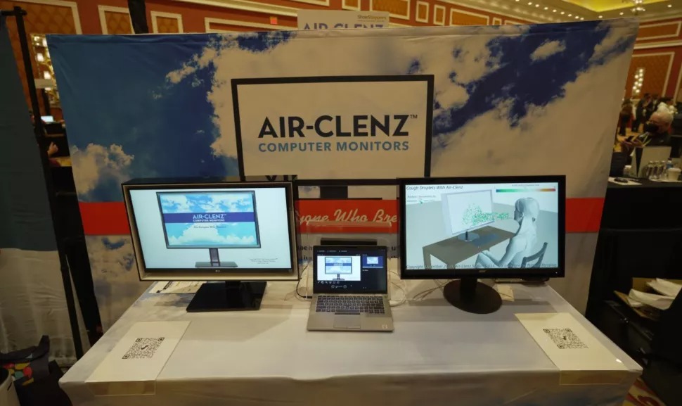 Air-Clenz Pamerkan Monitor Dengan Sistem Pembersih Udara 3 Air-Clenz Monitor dengan  pembersih udara