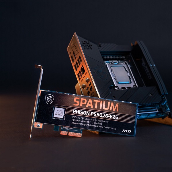 MSI Siapkan SSD Spatium Terbaru dengan Form Factor PCIe AIC 6 Spatium SSD PCIe AIC