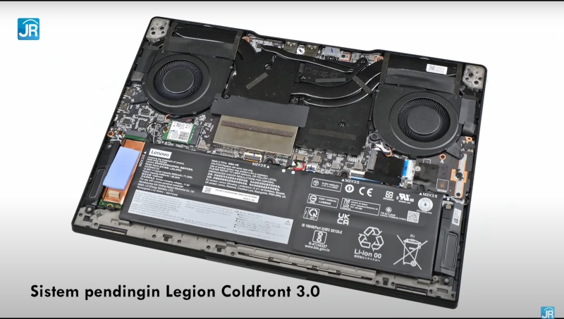 Review Lenovo Legion Slim 7 AMD: Laptop Tipis nan Kencang dengan Ryzen dan GeForce RTX 24 cooling system 4