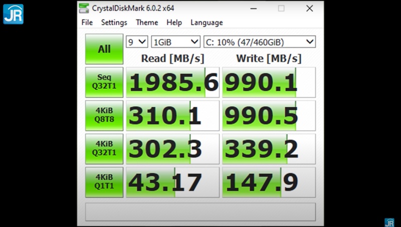 Review MSI Bravo 15 B5DD-046ID: Laptop Gaming Murah dengan AMD Ryzen dan Radeon 5 crystaldiskmark