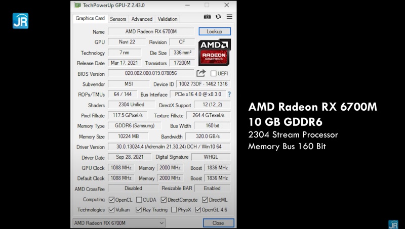 Review MSI Delta 15 A5EFK-050ID: Laptop Gaming AMD Advantage yang Kencang dan Tidak Mahal 7 gpu 2