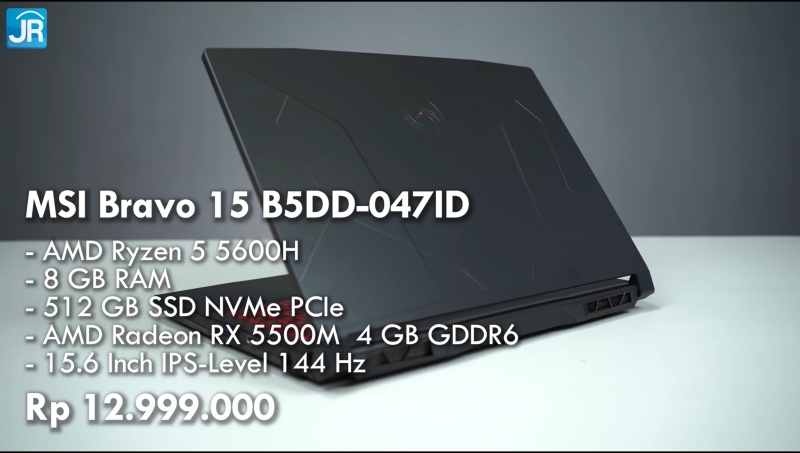 Review MSI Bravo 15 B5DD-046ID: Laptop Gaming Murah dengan AMD Ryzen dan Radeon 2 harga 1 1