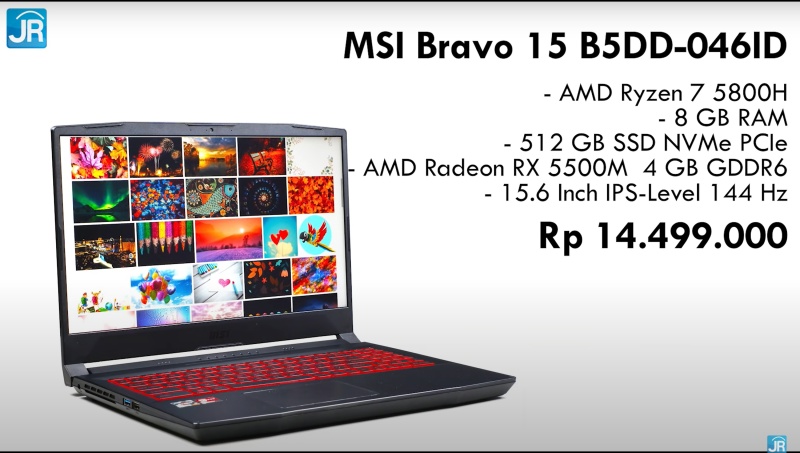 Review MSI Bravo 15 B5DD-046ID: Laptop Gaming Murah dengan AMD Ryzen dan Radeon 1 harga 2
