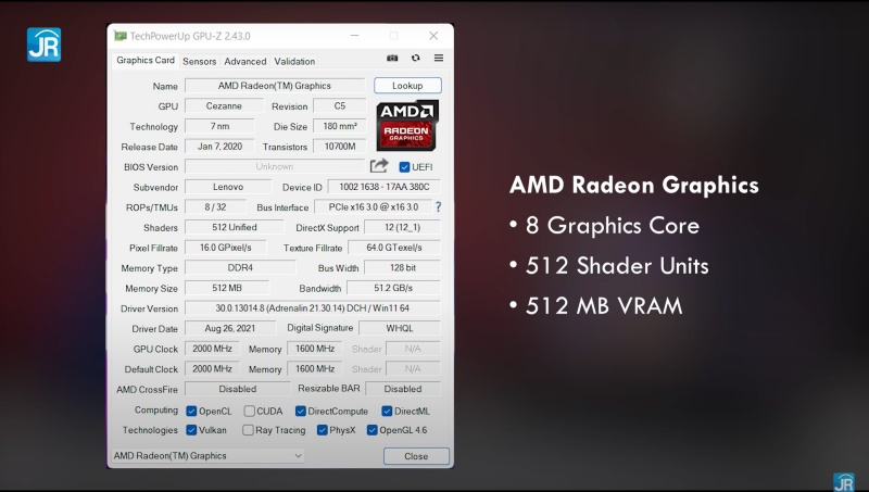 Review Lenovo Legion Slim 7 AMD: Laptop Tipis nan Kencang dengan Ryzen dan GeForce RTX 4 igp 4