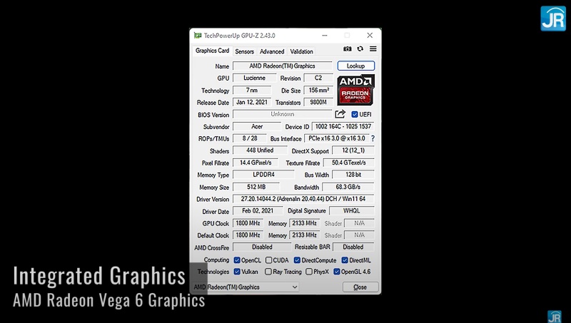 Review Acer Swift 3 Ryzen 5000 (SF314-43): Kencang dgn AMD Ryzen 5000 6 igp