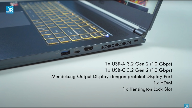 Review MSI Delta 15 A5EFK-050ID: Laptop Gaming AMD Advantage yang Kencang dan Tidak Mahal 25 konektor kanan 1